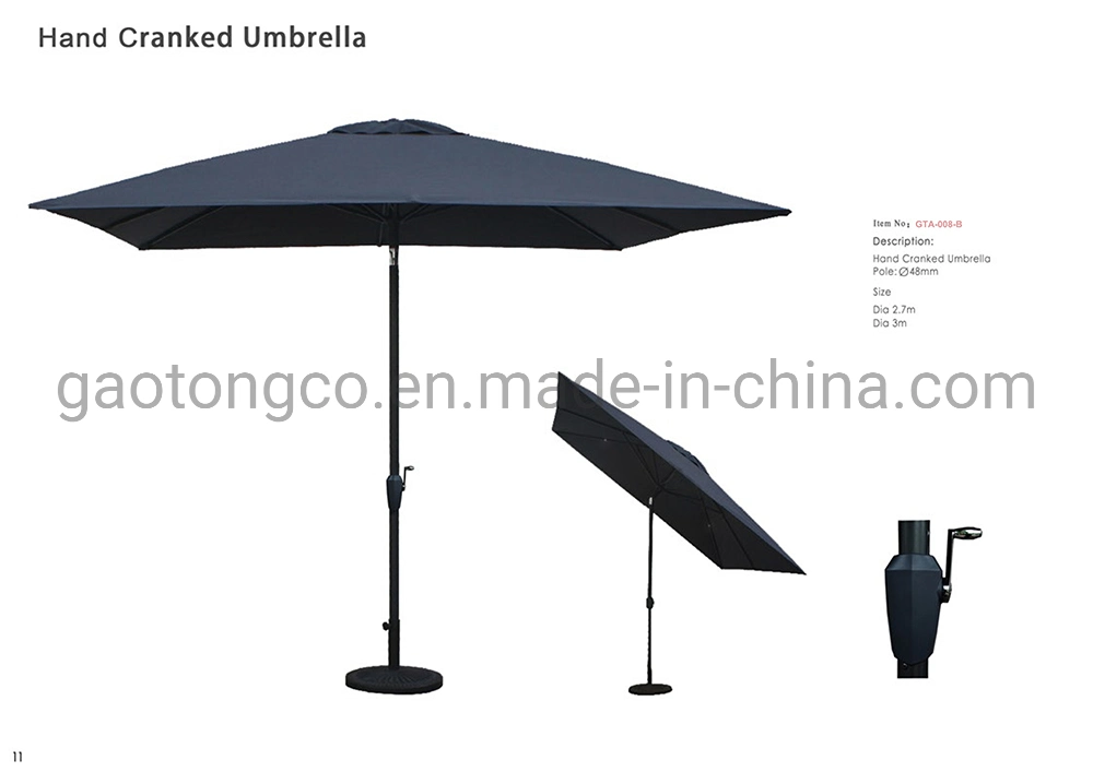 Beach Umbrella UV Resistant Folding Garden Parasol Stainless Sun Umbrella for Party Wedding