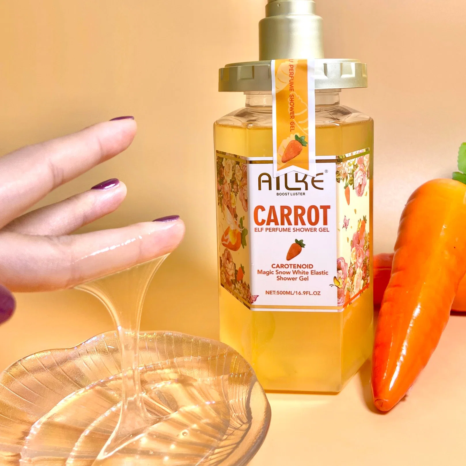 Carrot 500 Ml Body Wash Whitening Shower Gel