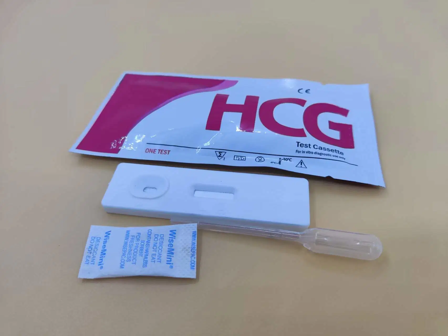 Prueba de embarazo HCG Kit casetes