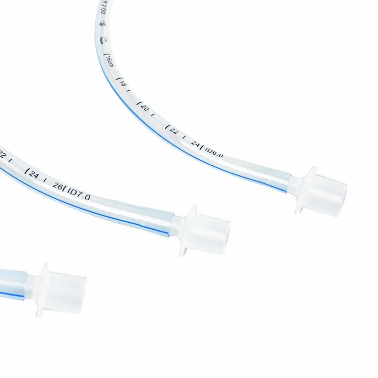 Wholesale/Supplier Medical Consumables China Manufacture Disposable Oral/Nasal Endotracheal Tubes Without Cuff