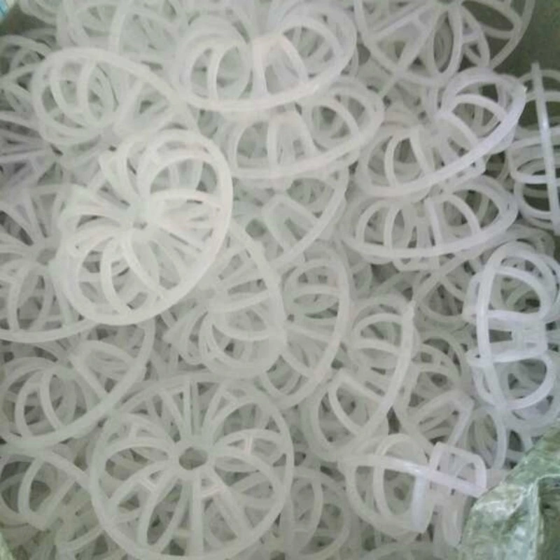 Chemical Scrubber Random Tower Plastic Tellerette Ring Packing 25mm 50mm 59mm PE PP Rpp PVC Plastic Teller Rosette Ring