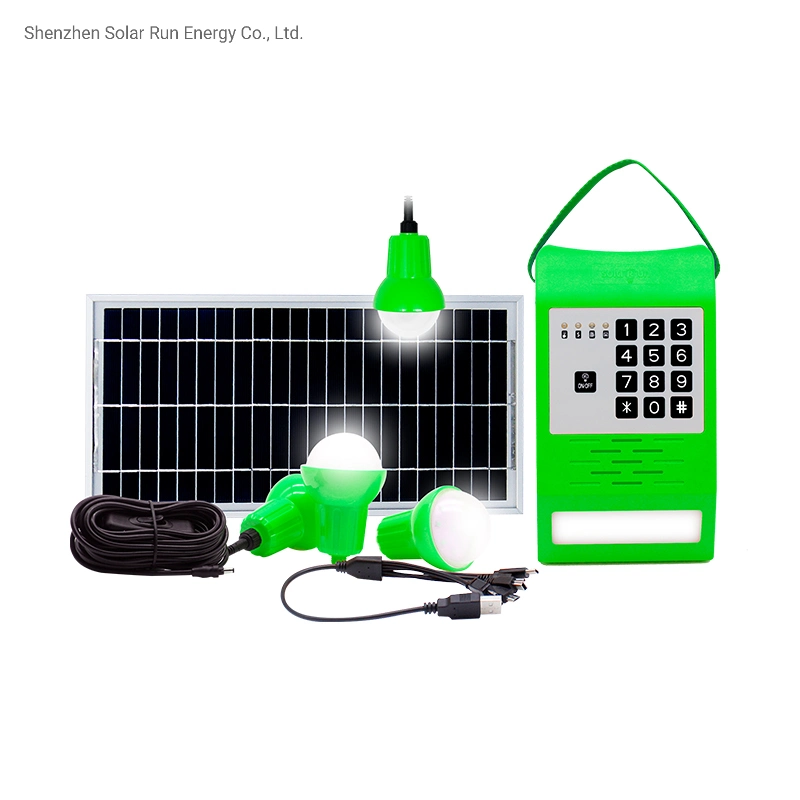 A luz de LED Solar Paygo Mini iluminação solar com iluminação do Sistema Solar Residencial Solar