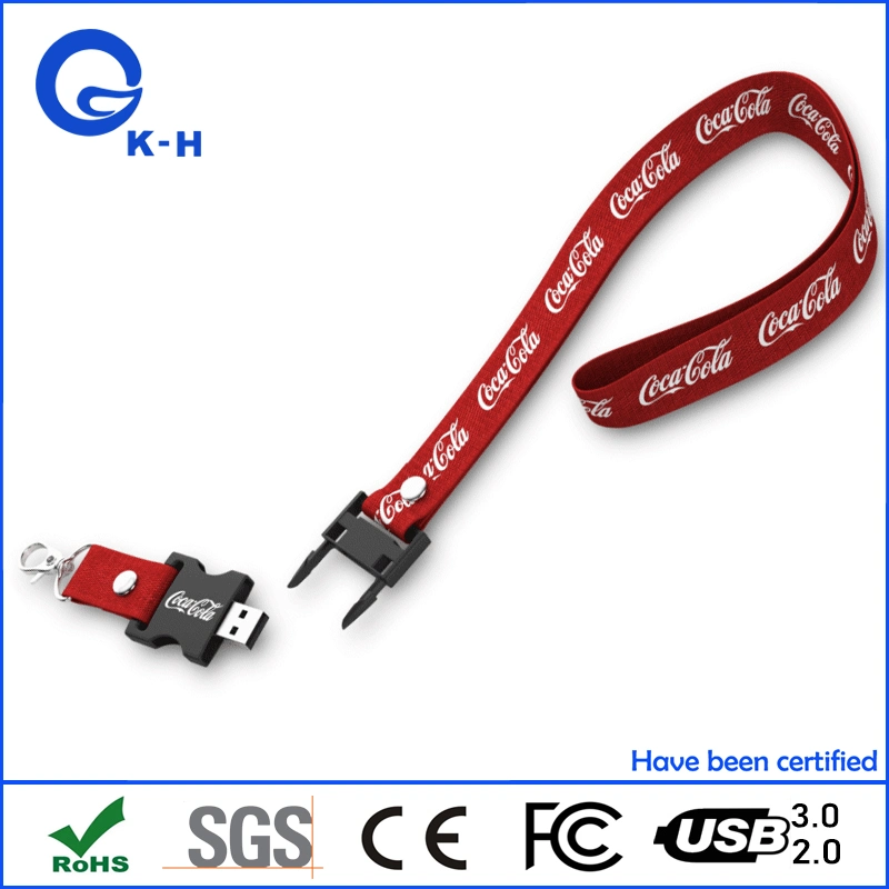 Wholesale/Supplier 8GB 16GB Pendrive Lanyard USB 3.0 Flash Memory Stick