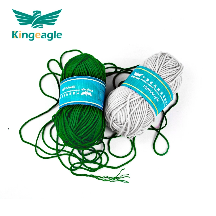 Kingeagle Handknitting Dyed Milk Cotton 100% Acrylic Knitting Ball Yarn Manufacturer