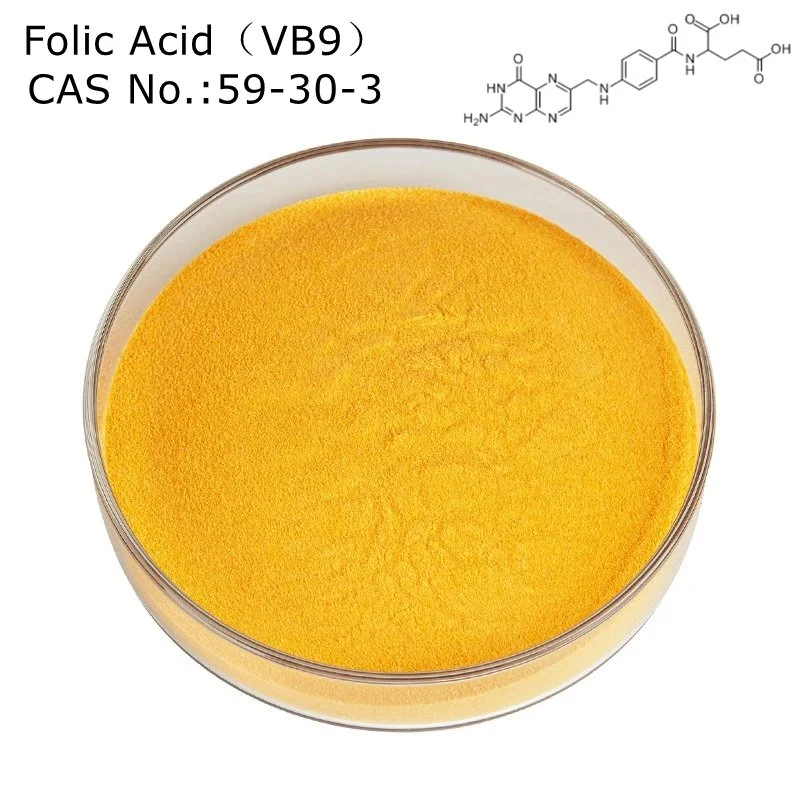 Folic Acid	Vitamin B 9 59-30-3 Essencial Vitamin with Great Price