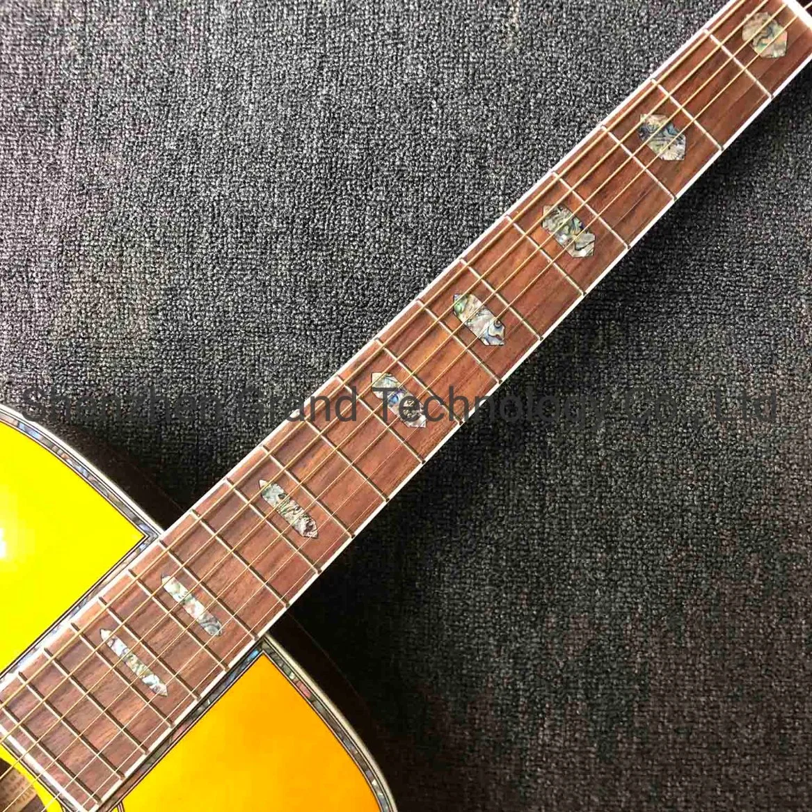 Abeto macizo Top Custom 41 pulgadas de madera de palisandro diapasón 45D la clásica Guitarra acústica