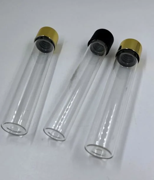 أنبوب مللفن مسبق التغليف مخصص مقاس 116 مم 125 مم مع أنابيب الزجاج CRC Glass Tube زجاجية مضادة للأطفال مع CR أغطية