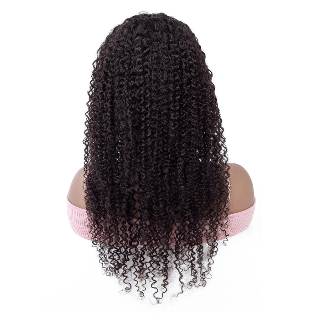 Lace Front de cabelo humano Perucas Pré Depenados natural do cabelo encaracolado brasileira de cabelo humano Perucas para mulheres negras Remy Hair Peruca