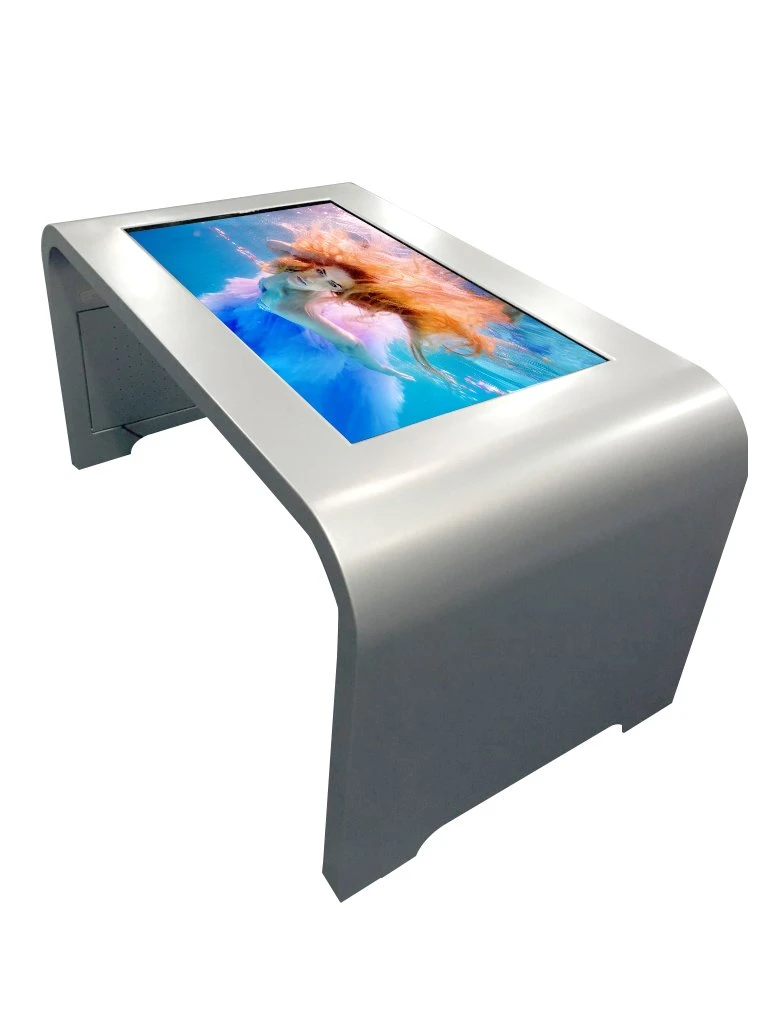 43 Inch LCD Digital Signage Display Coffee Table Kiosk / Tea Table/Map Query Advertising Display