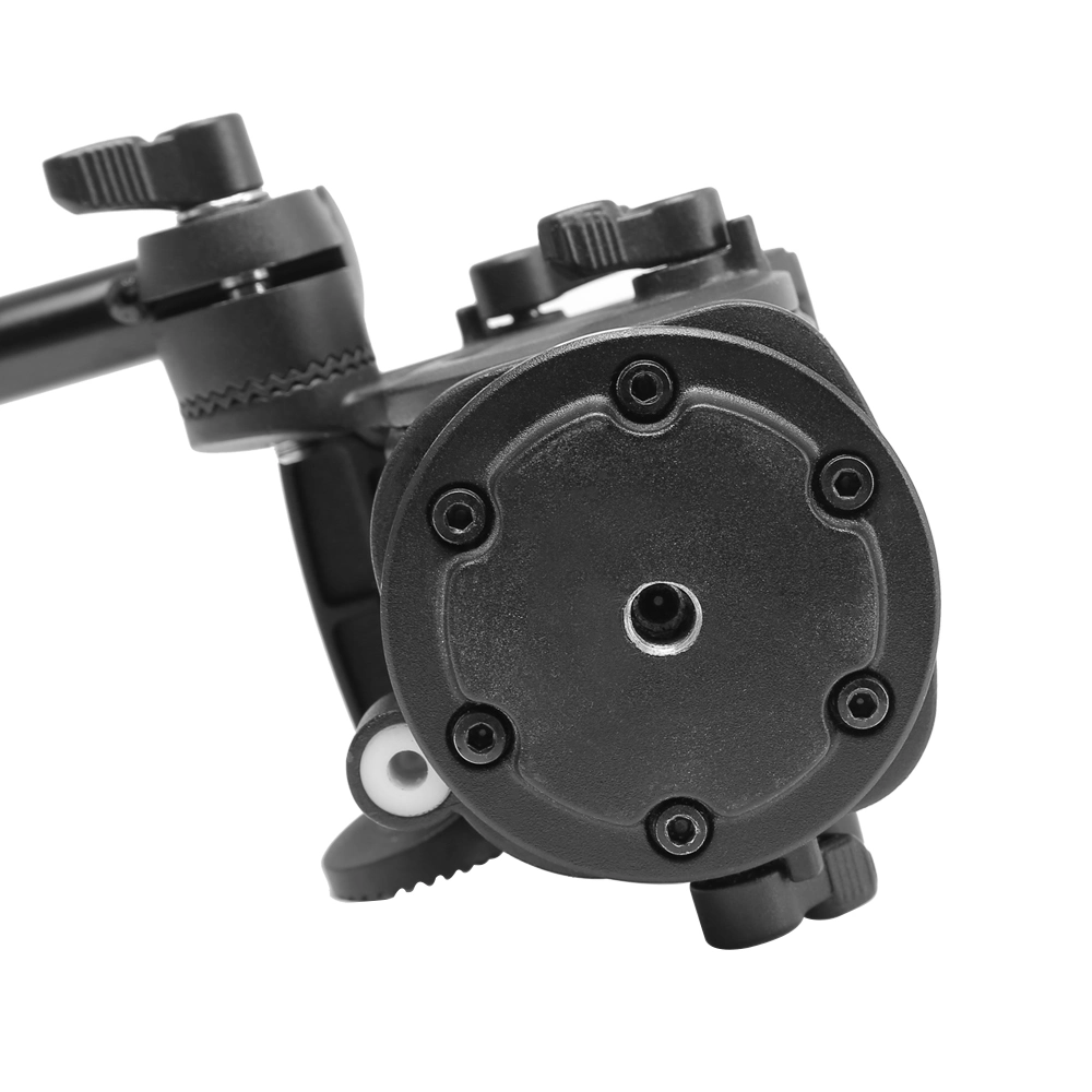 E-Image Ei-02h Photography Mini Fluid Tripod Head for Monopod Auto Camera Tripod Ring Light