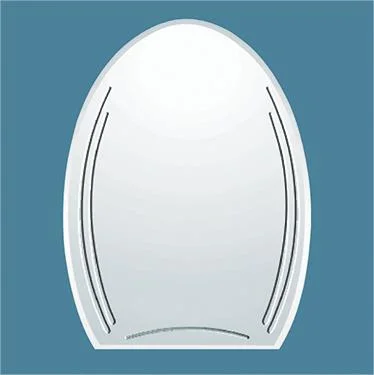 5/4mm Engraved Glass Decorative Silver or Aluminum Mirrors with Shelves