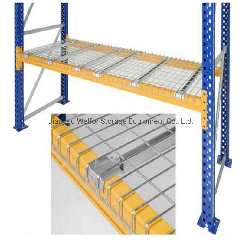 Warehouse Flared Welded Galvanized Steel Metal Storage Wire Mesh Decking for Pallet Racking