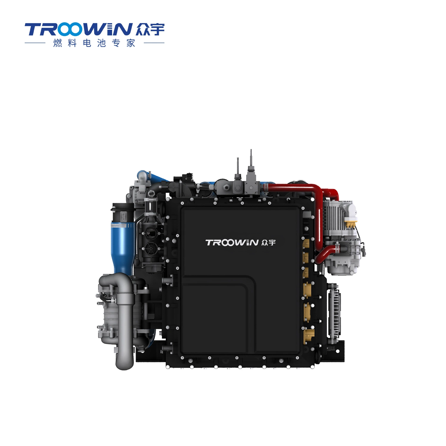 Troowin Vehicle Fuel Cell System of Twlq Series 80-120kw Power Generator Applied to City Buses