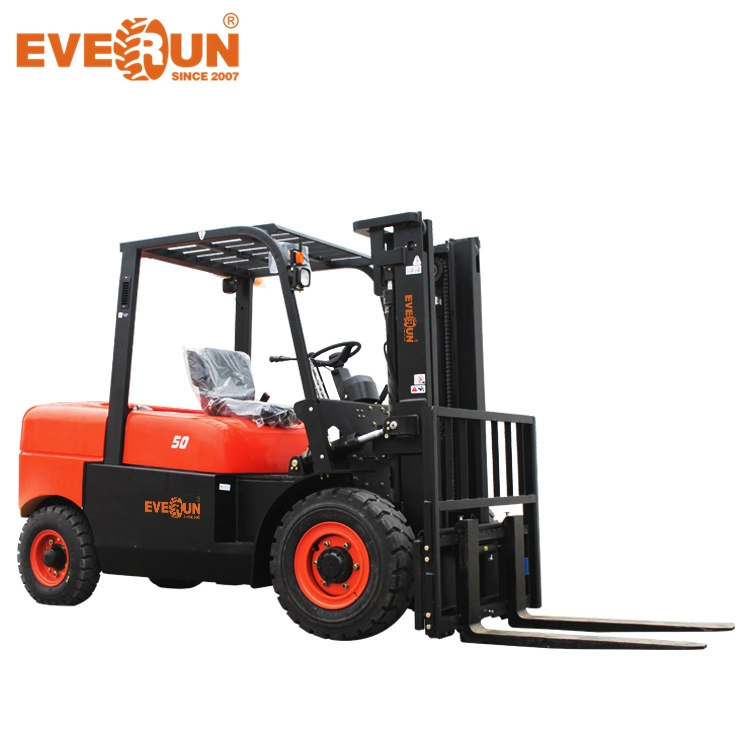 Comercio al por mayor Everun Feder50 Euro5 5ton carretilla elevadora Diesel Industrial fabricante de China