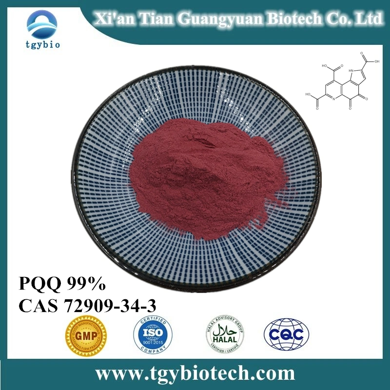 Factory Supply CAS 72909-34-3 Pyrroloquinoline Quinone/ PQQ Powder for Food Supplements