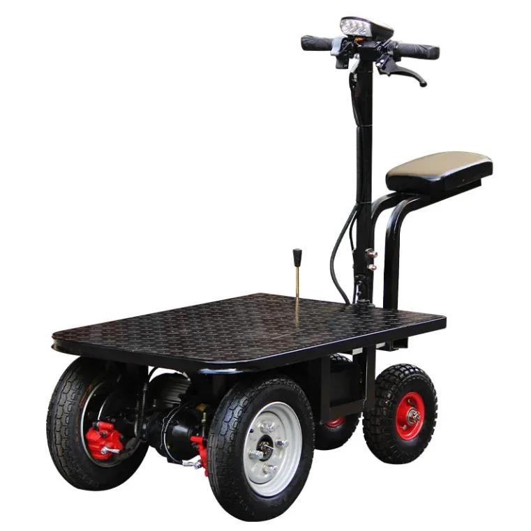 Electric Flat Car Van Warehouse Turnover Vehicle Wheelbarrow