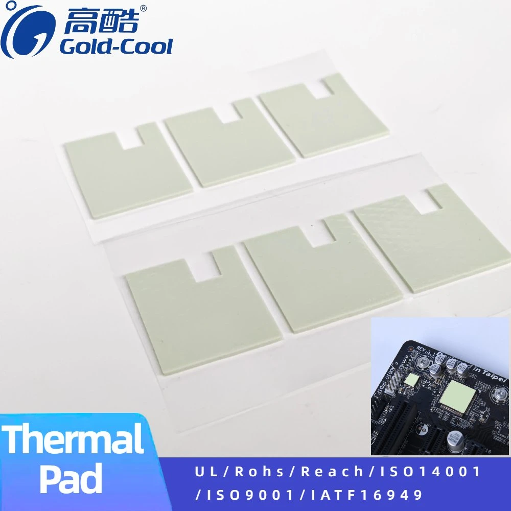 LED lâmpada alimentação computador CPU placa gráfica memória condução térmica Película de silicone