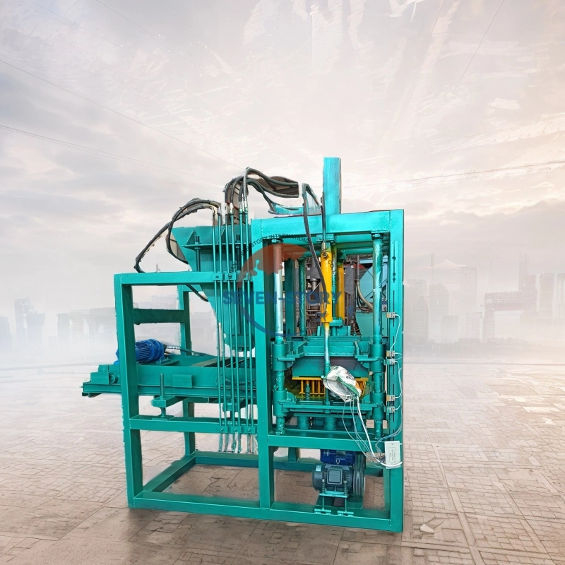 Semi-Automatic Concrete Block Making Machine