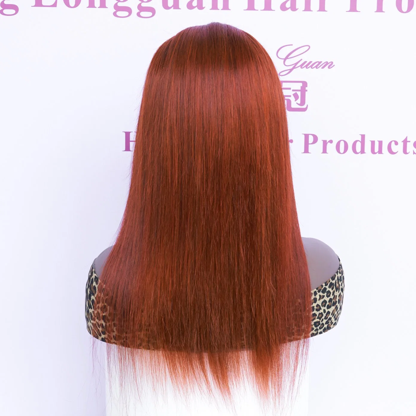 Longguan Hair Products Wholesale/Supplier Virgin Human Hair Straight Lace Front Wig