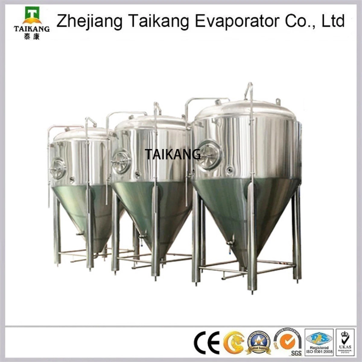 Best Practical Commercial Brewing Equipment /500L 1000 Litres Stainless Steel Conical Beer Fermentation Vessel