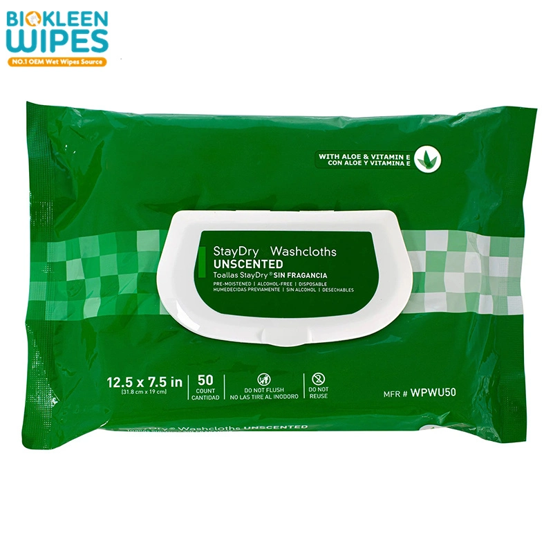 Biokleen Aloe Personal Cleansing Extra Soft Incontinence Adult Feminine Wipes Medical Chg Adult Cleaning Wet Wipes