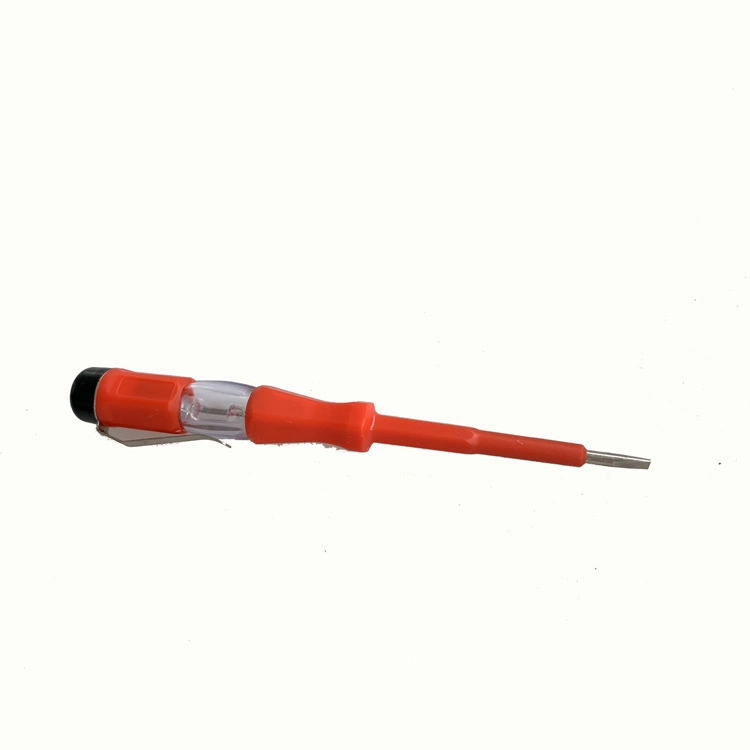 100-500V Portable Flat Screwdriver Type Electric Tester Pen Probe