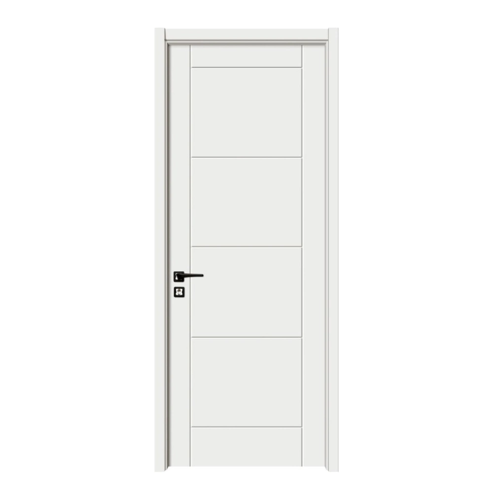 High Quality Craft Modern Line Interior Solid Wood Timber Door