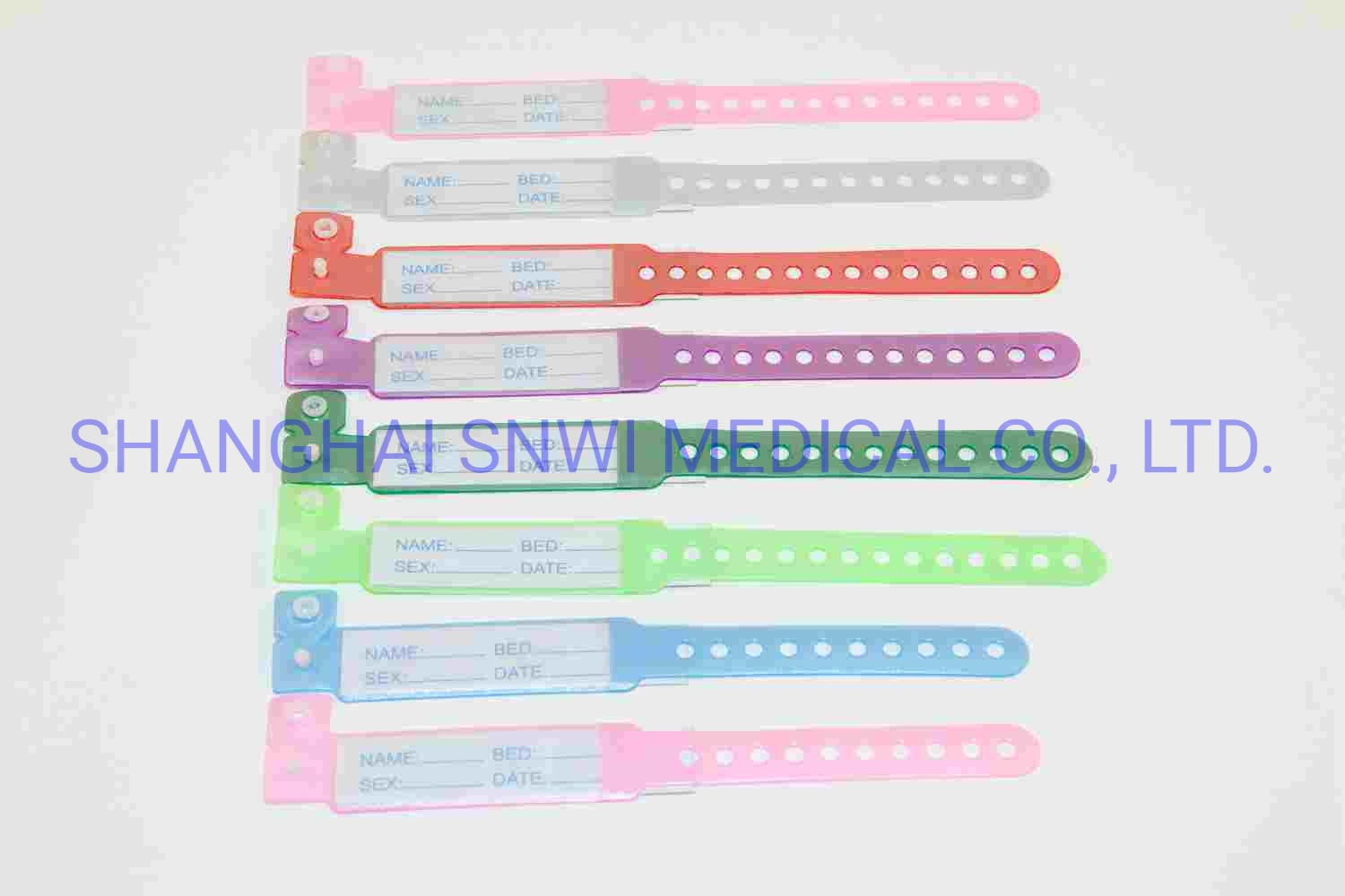 Hospital Identification Bracelet for Patient Use