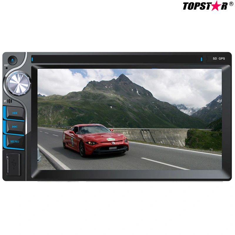 Leitor de mp3 estéreo para automóvel MP3 em Carro Aluguer de carro automático o leitor de vídeo MP3 6.2Inch Double DIN 2 DIN aluguer de DVD