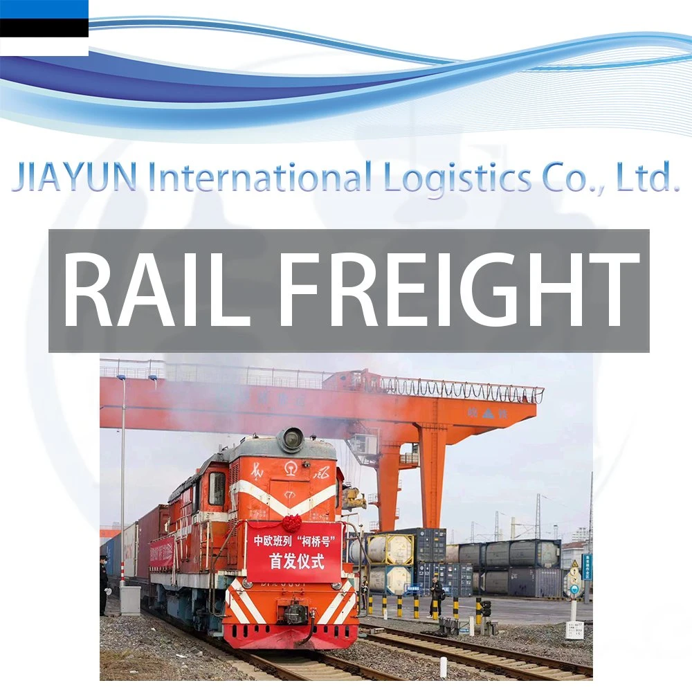 1688 Alibaba Forwarder Shipping Agent DDU DDP FCL LCL Shipping Rail Transport Railway Express Freight From China to Estonia Ee