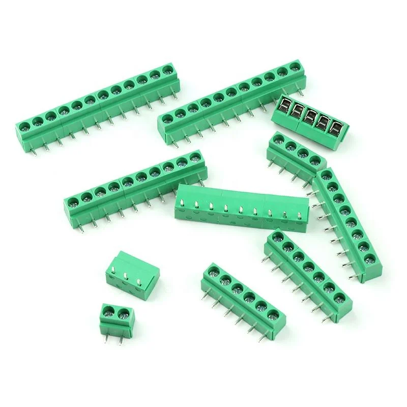 4 Way Cm 6608 Pluggable Terminal Block Connector Electrical Screw Terminal Block