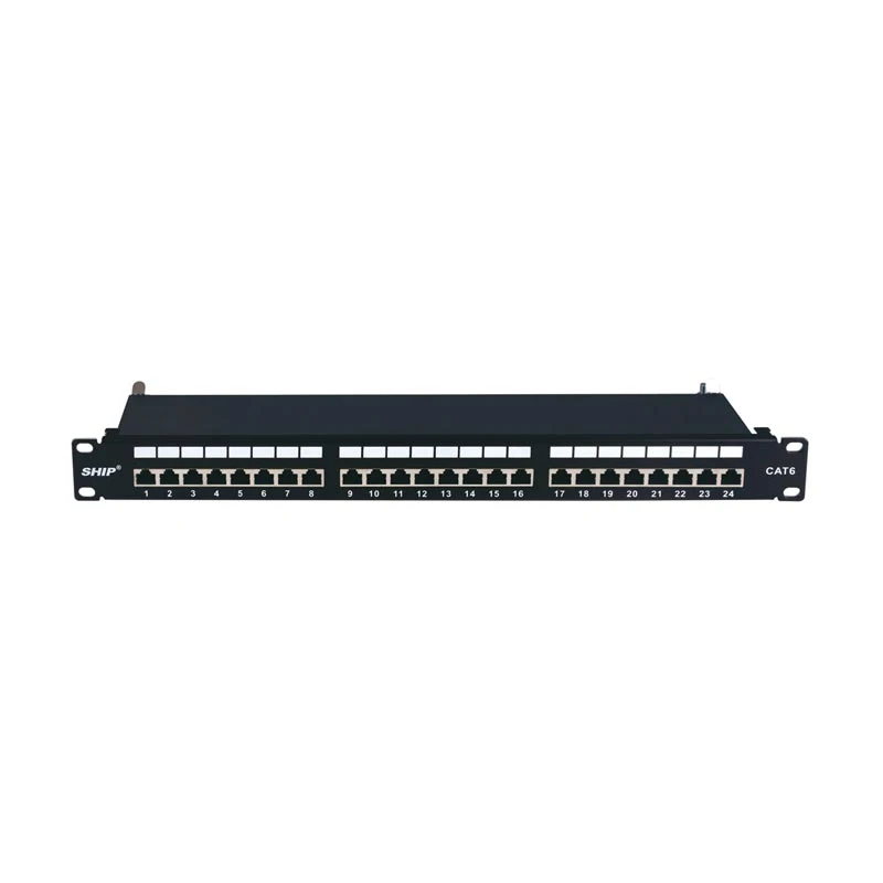 Patch panel 1u 19pulgadas blindado Cat 6 24 puertos P199-24