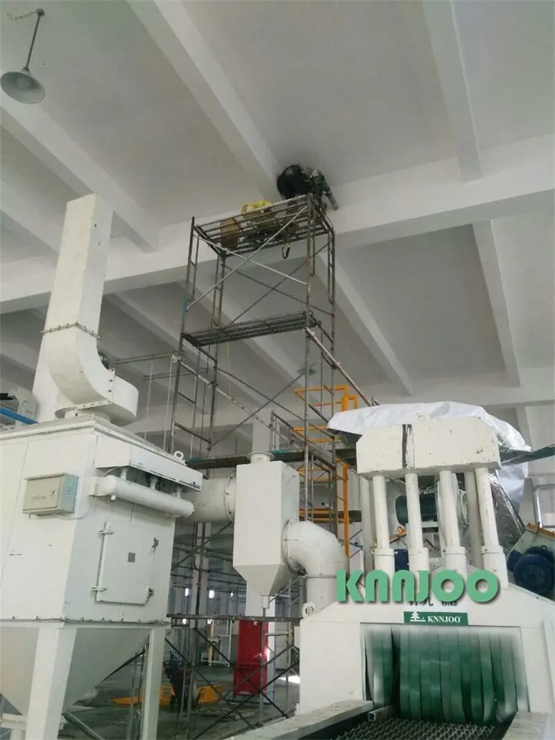 Wire Mesh Belt 800mm Shot Blast Equipment Metal Parts Surface Cleaning