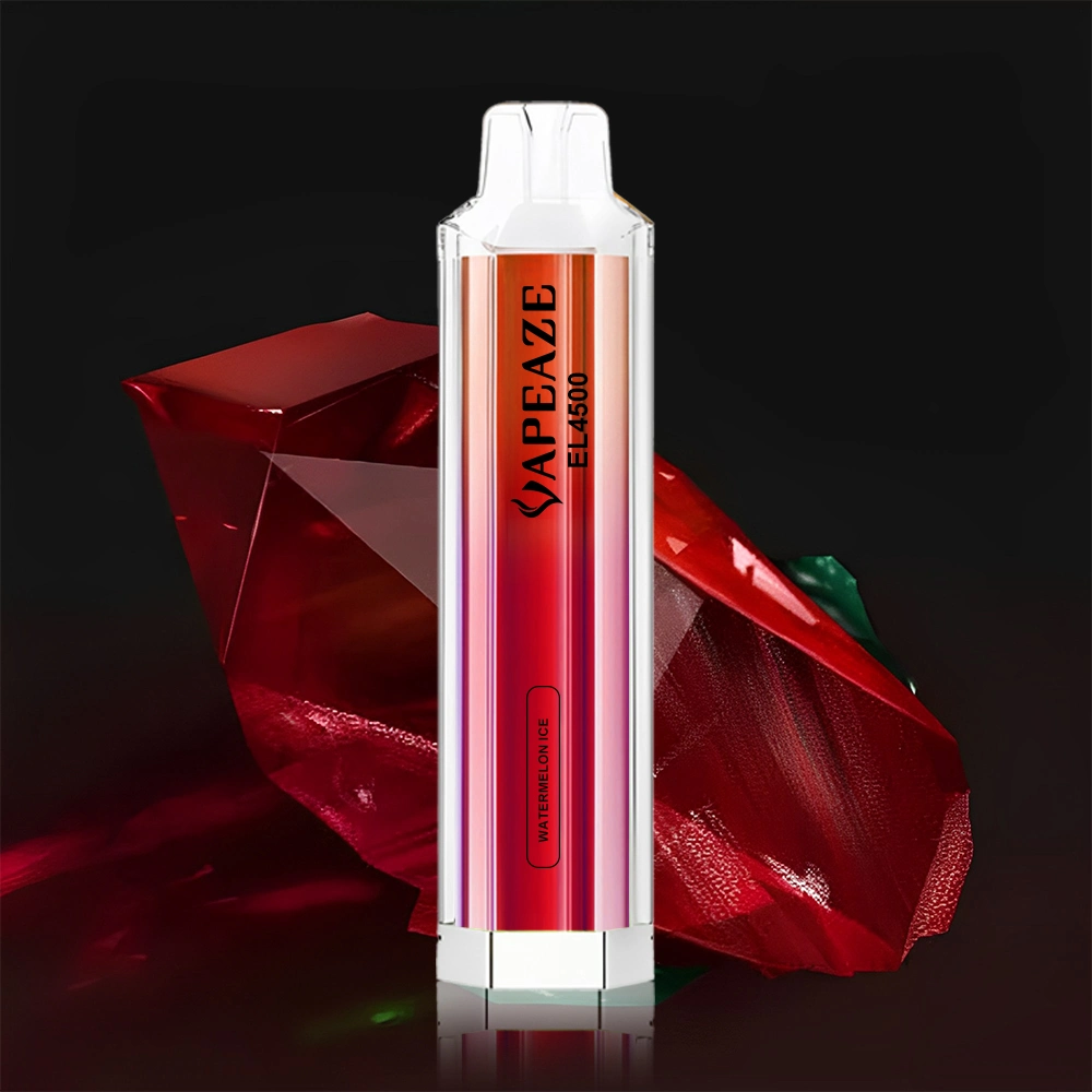 Nuevo Modelo de llegada Venta caliente Crystal VAPE Bar 4500 Puffs Vaporizador seleccionable NIC