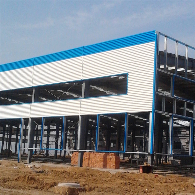 Steel Frame Construction Prefab Plant Factory Light Steel Structure Storehouse