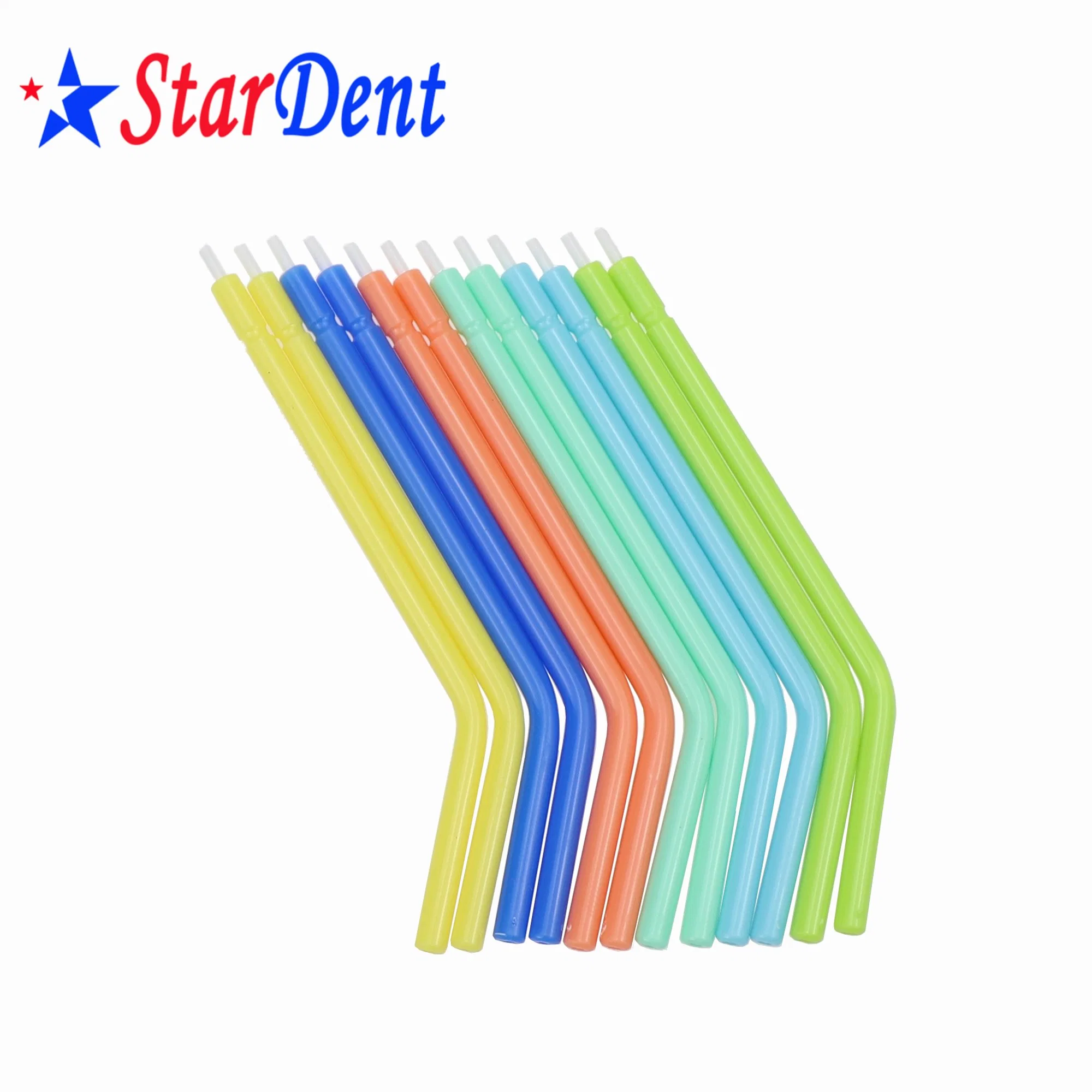 Hot Selling Dental Colorful Plastic Air Water Syringe Tips