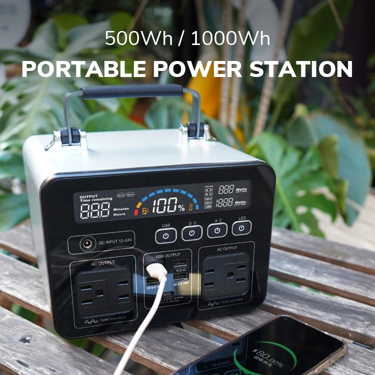 1000W OEM ODM Storage Battery/Portable Power Station with CE/PSE Certificates-Uaw1000