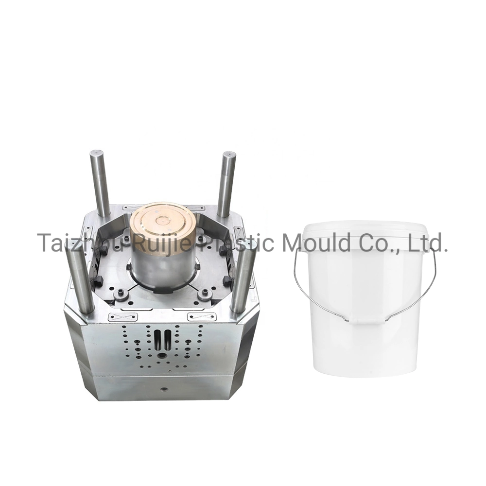 Custom Plastic Bucket Handle and Lid Injection Mould