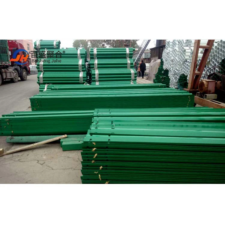 Roadway Safety Q235 Q345 Flex Beam Galvanized Steel Highway Guardrail