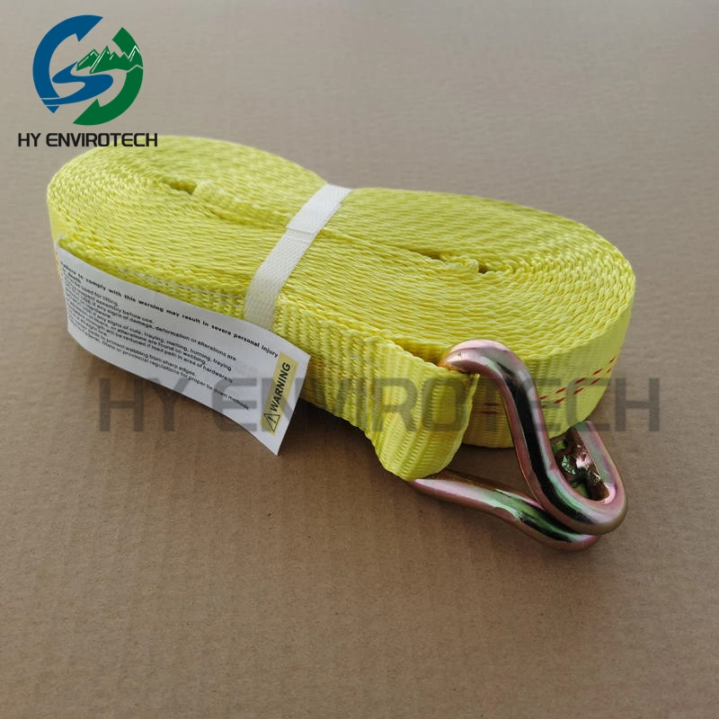 2"X 30" Winch Strap with J Hook USD on Roll off Dumpster From China Supplier