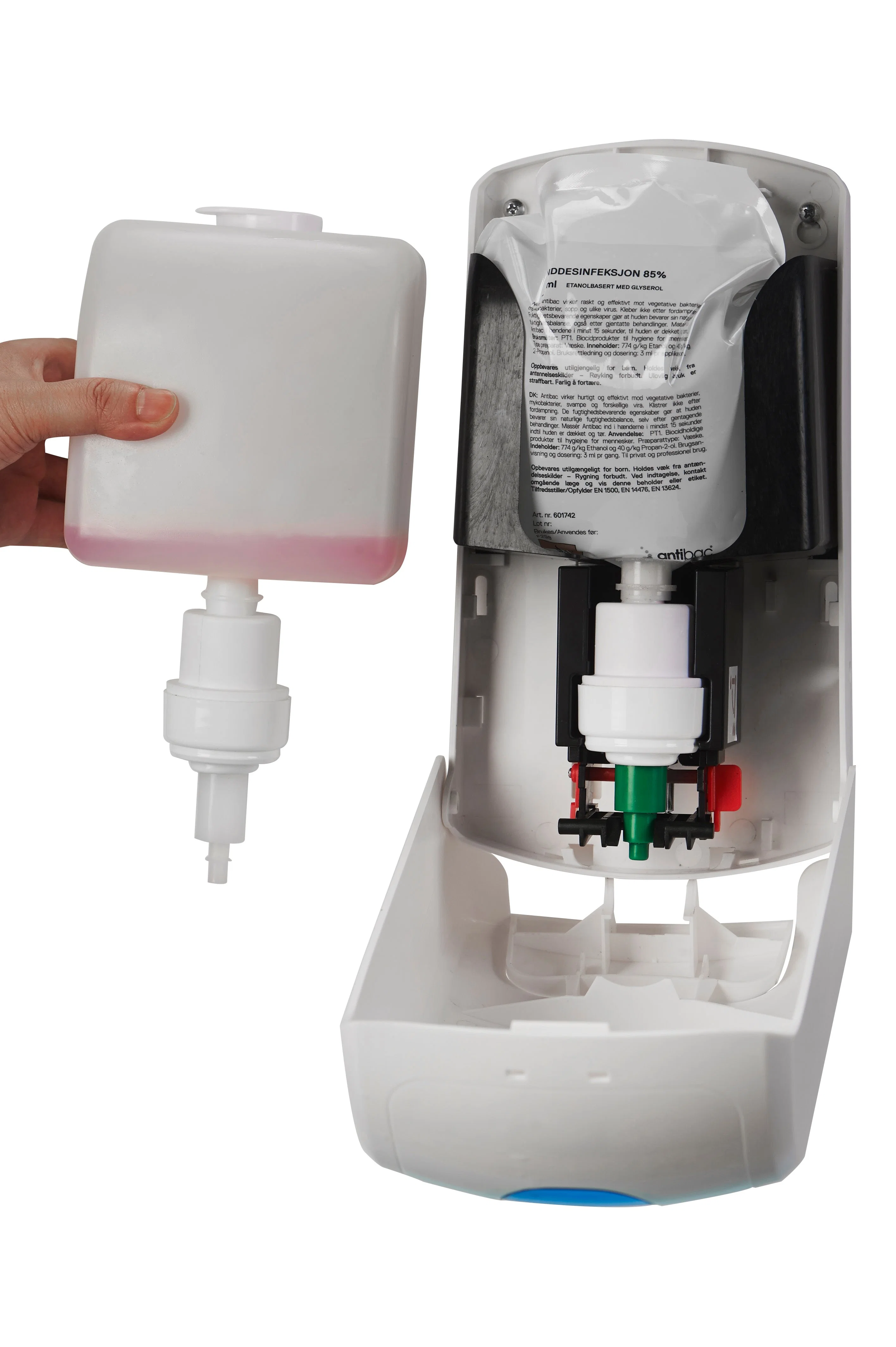 Manual Soap Foam Dispenser Wall Liquid Spray Soap Dispenser