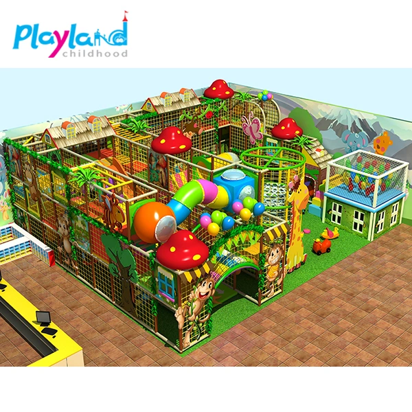 New Design Colorful Naughty Castle Plastic Kids Soft Indoor Playground