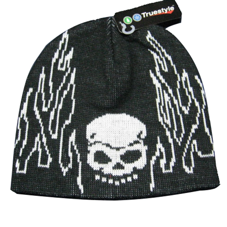 Jacquard Skull Design Knitted Hats