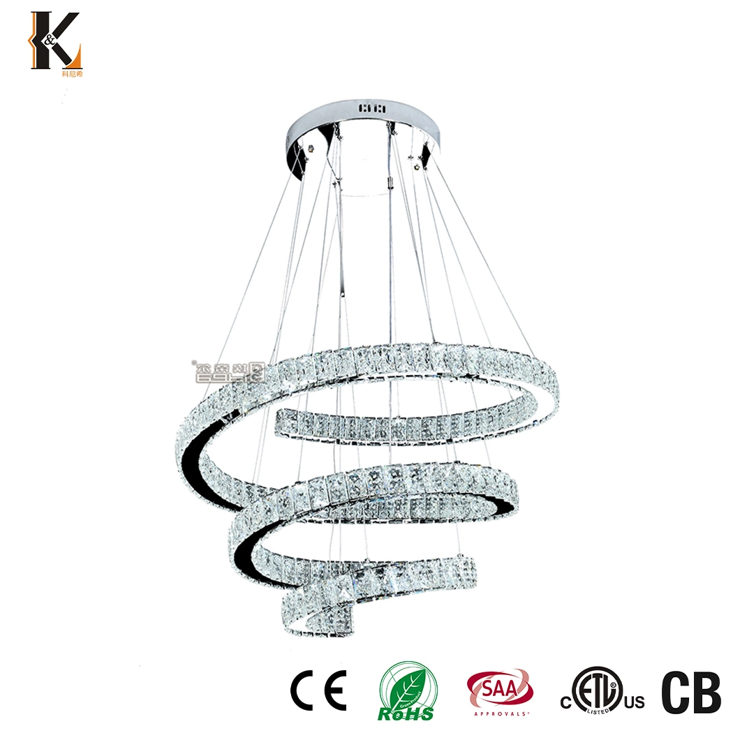 Cristal Pendentif Plafond la lumière de la Chine de haute qualité lustres lustre en cristal de luxe nordique Firefly Lighting lustre moderne pour la salle de séjour