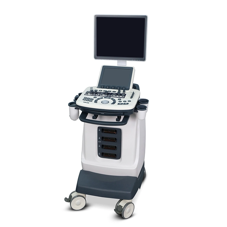 Ysb-Q7 Medical Equipment Trollry Digital 2D/3D/4D Color Doppler Ultrasound Machine Medical Instrument