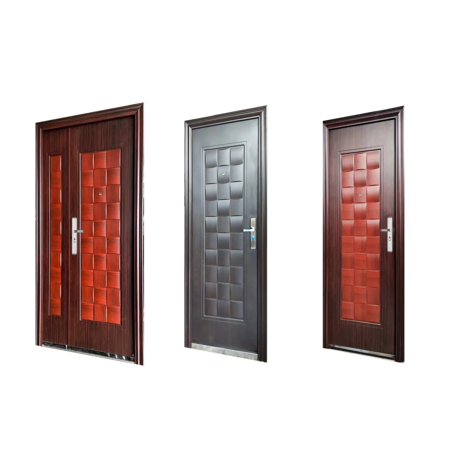 Original Factory Wholesale/Supplier Price OEM ODM Customized Modern Design Water Proof Entrance Interior Solid Wood Fire Rated HDF MDF PVC WPC Engineering Wooden Room Door