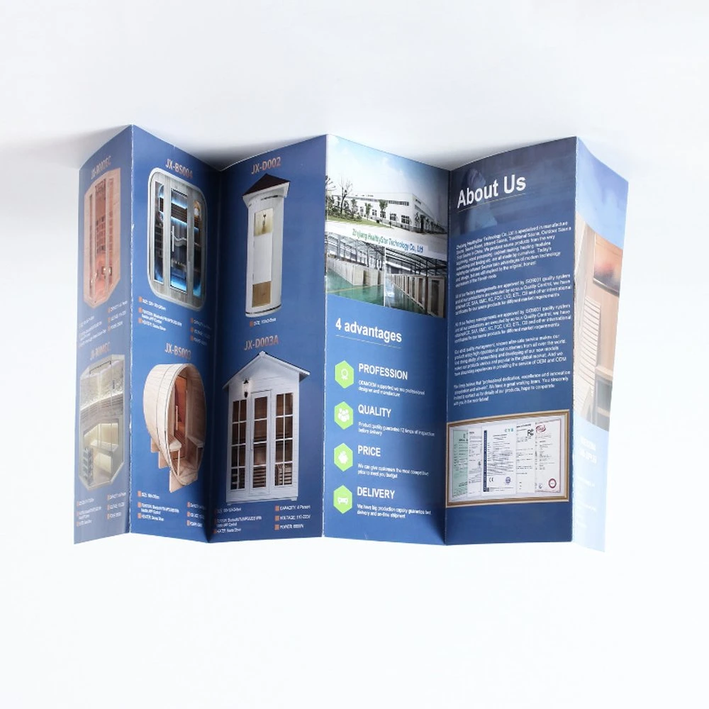 Original Factory Books Printing Glossy Matte Laminated Paper Brochure Advertising Catalogue Instructions Booklet Printing