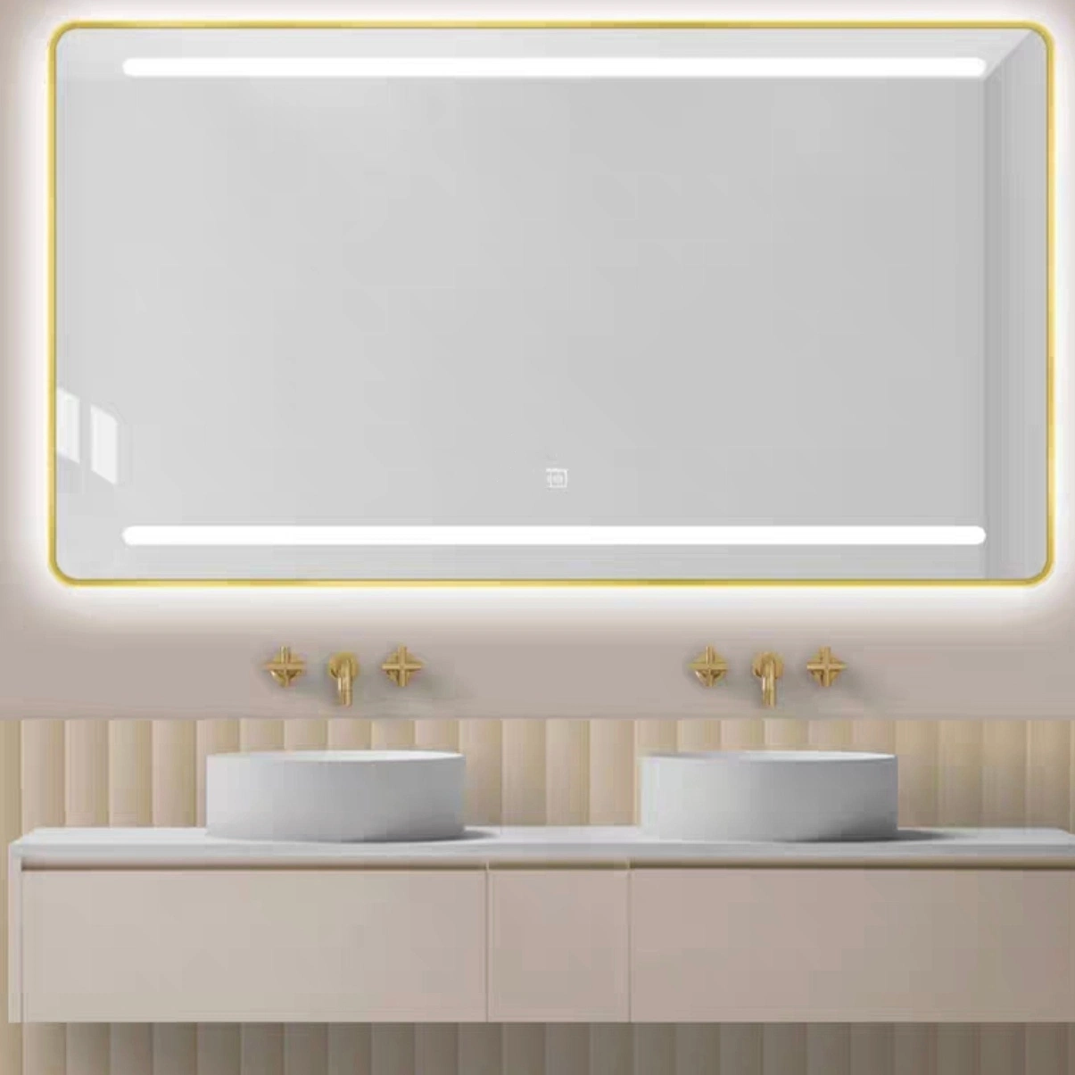 Wholesale/Supplier Home Decor Vanity Salon Furniture Wall Hanging Framed Espejo Bathroom Mirror