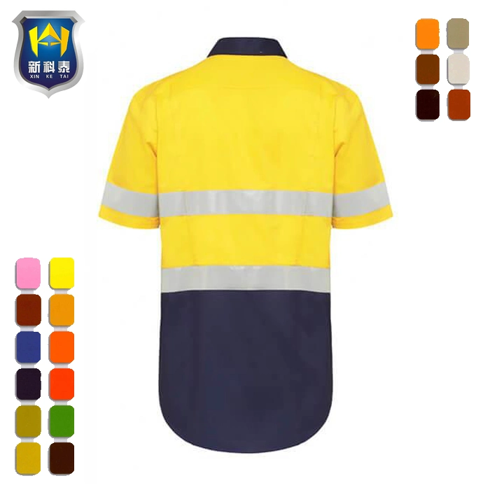 Short Sleeve Safety Workwear Work Fr Uniform Shirt