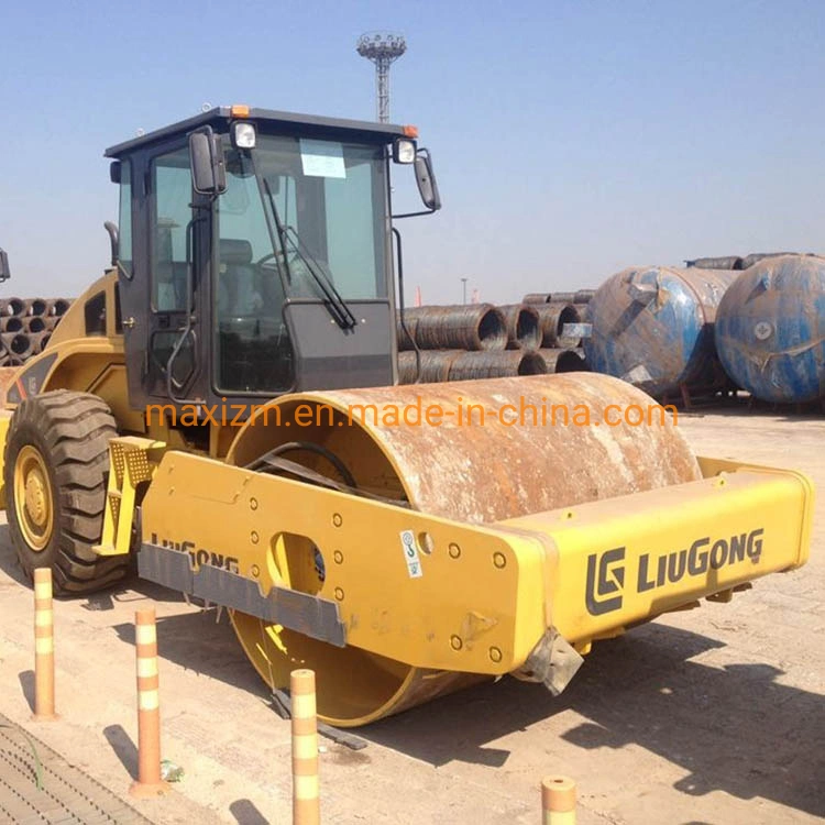 Liugong New 14t Vibratory Road Roller with Pad Foot 6614e 6114e